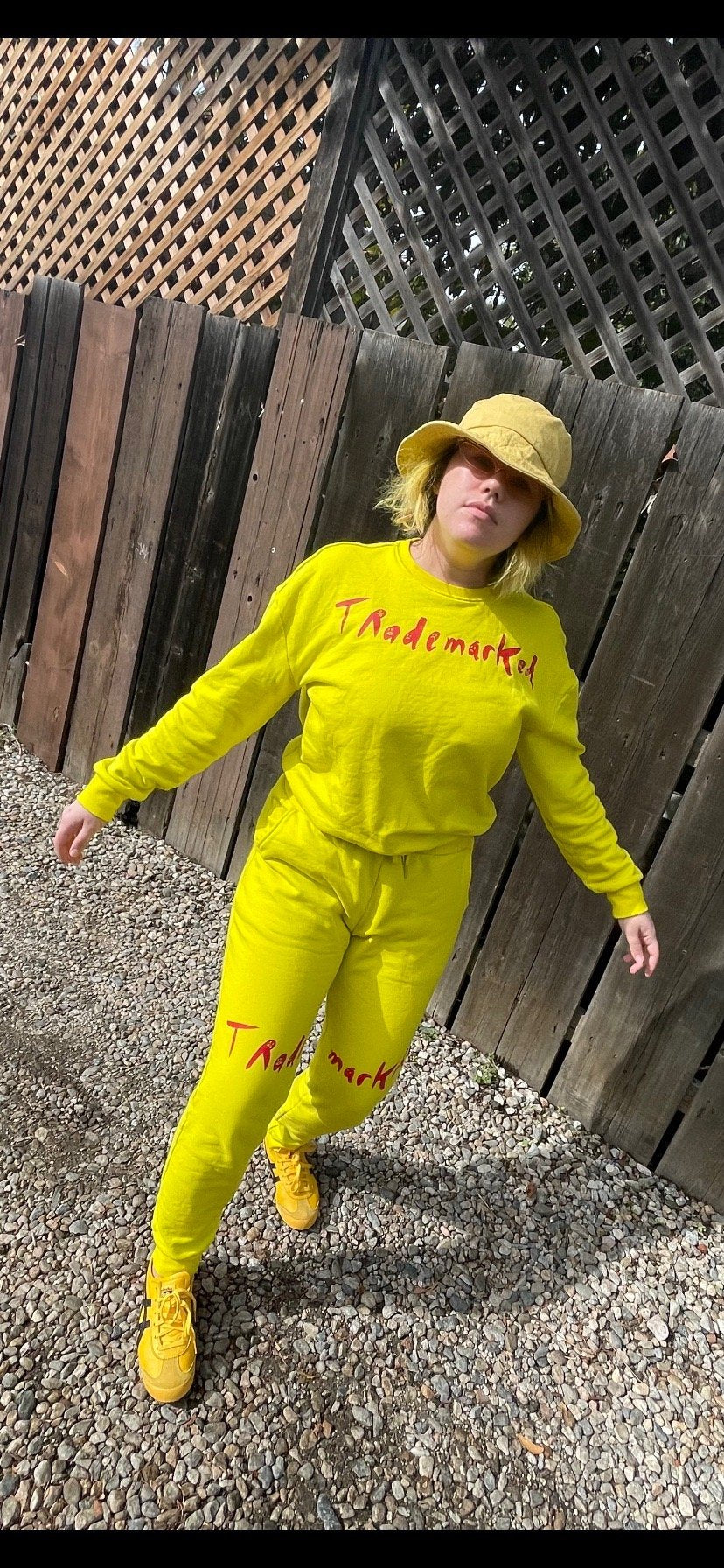 Trademarked x caitraft Yellow Joggers