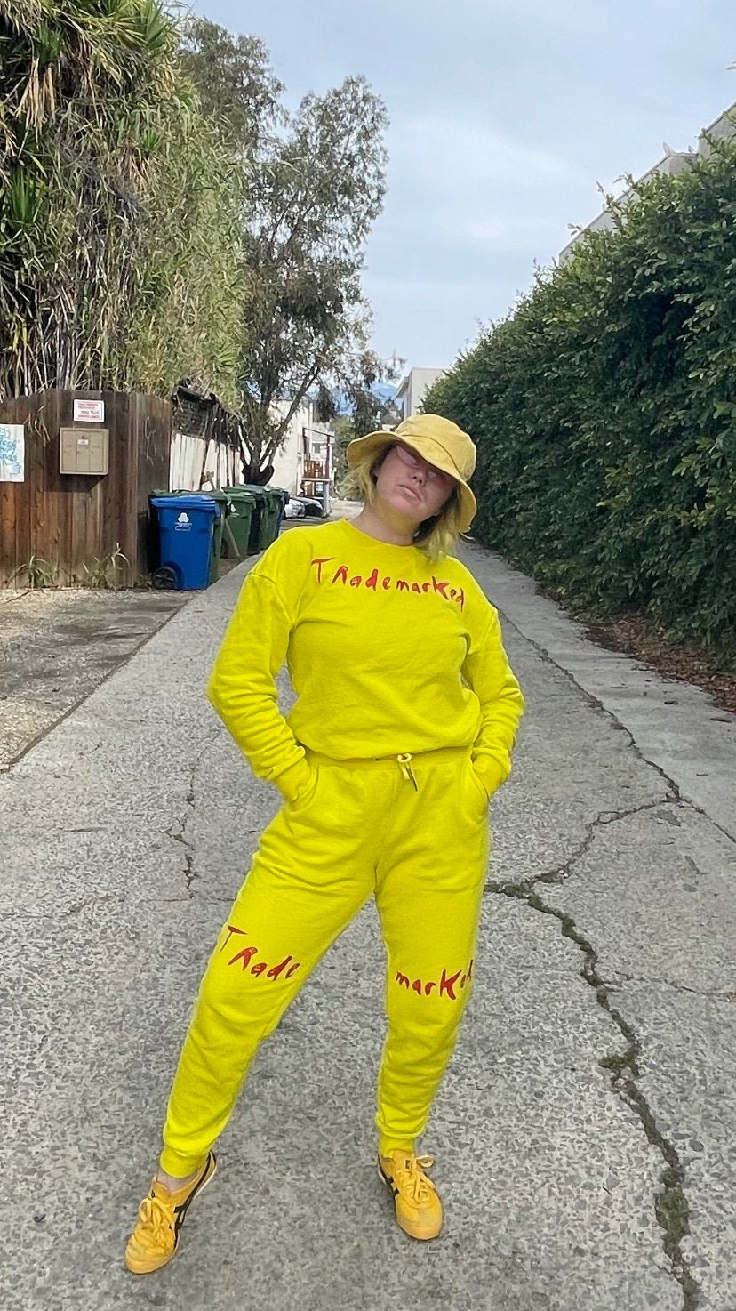Trademarked x caitraft Yellow Joggers