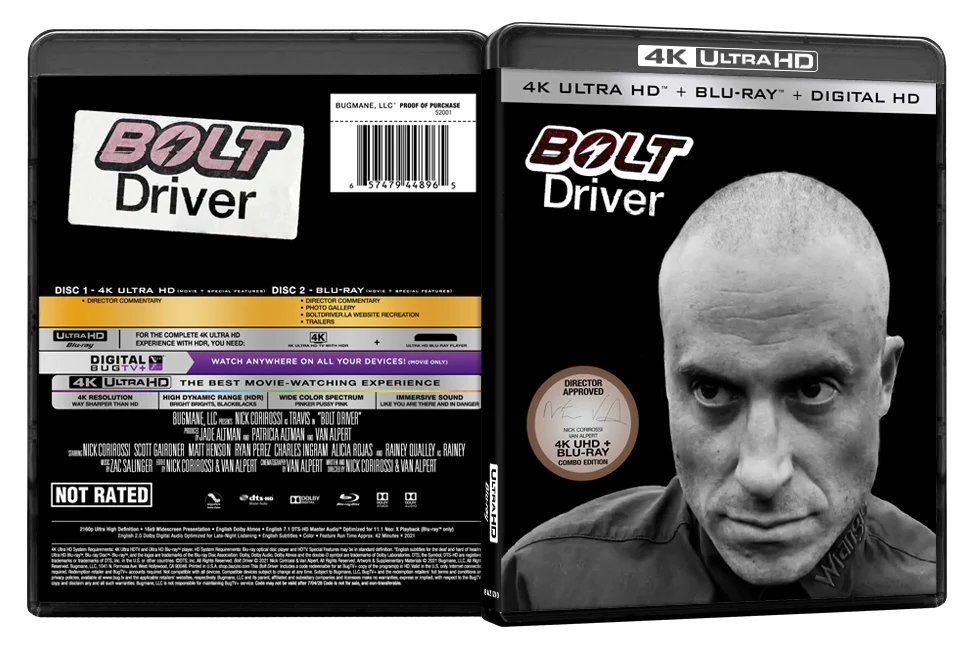 BOLT DRIVER 4K UHD HDR BLU-RAY - PREORDER