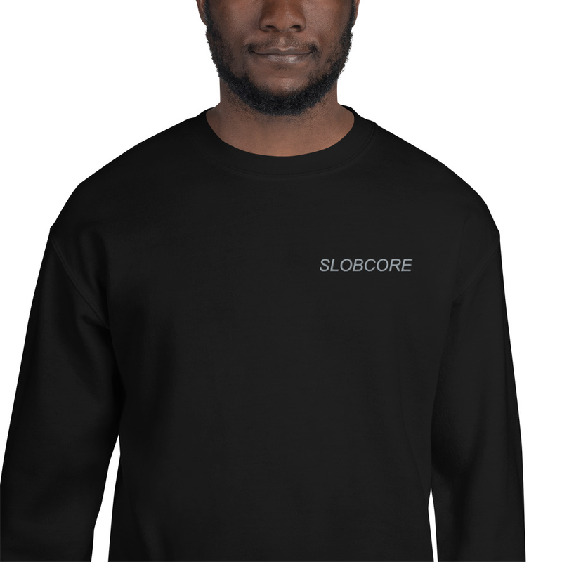 Slobcore Embroidered Sweatshirt