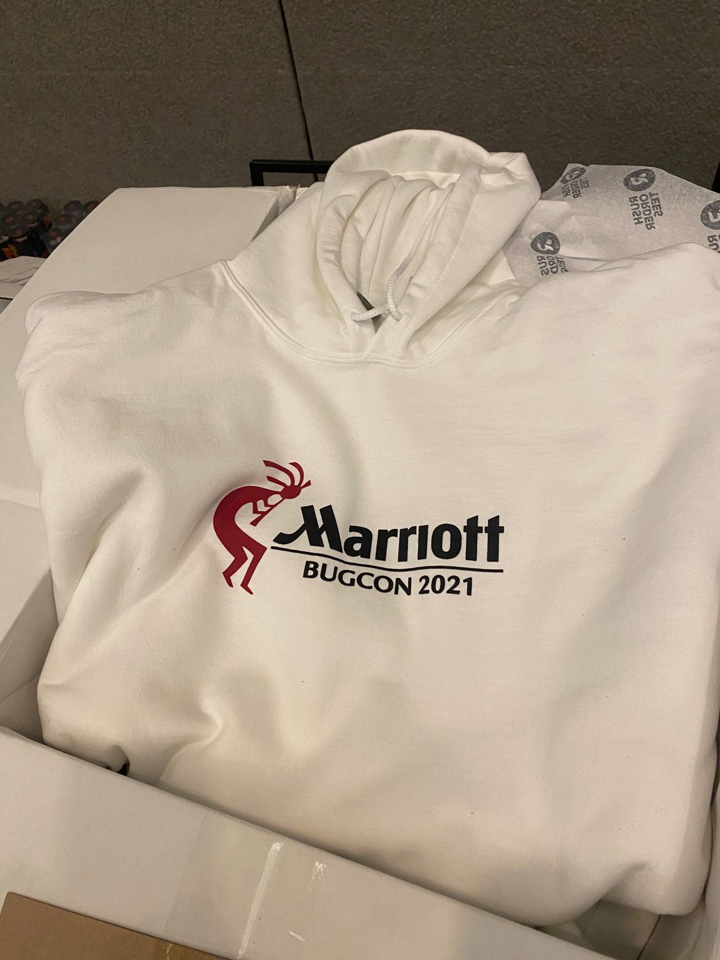 Marriott x Kokopelli hoodie (BugCon 2021)